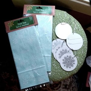 Holiday bags and tags